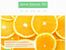 Tablet Screenshot of jennastranzl.com